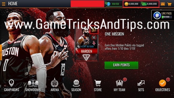 NBA LIVE Mobile Cheats Proof