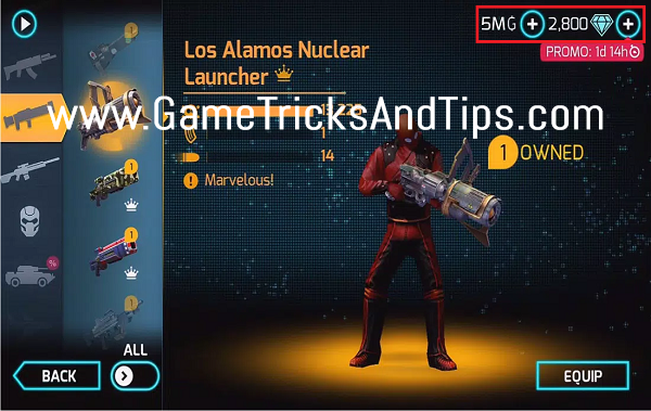 Gangstar Vegas Cheats